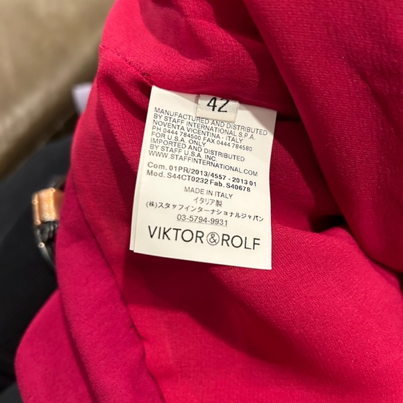 Viktor & Rolf Pink Wrap Dress - Picture 5 of 6